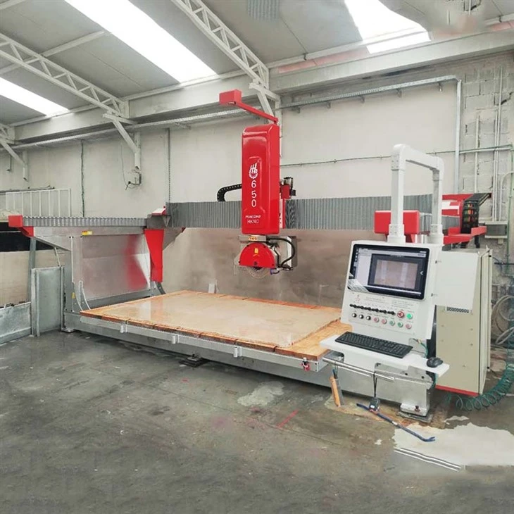 Stone 5 Axis CNC Bridge Saw Machine